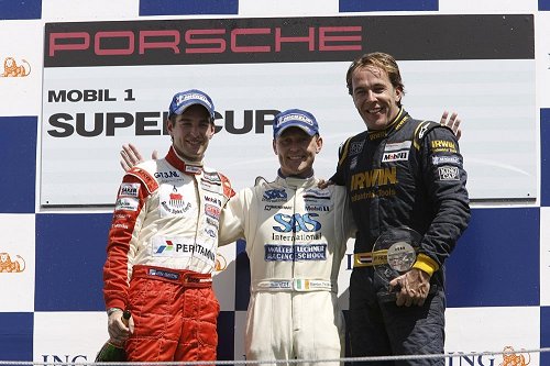 Podium Porsche Supercup